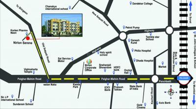 Project Image of 226.47 - 349.29 Sq.ft 1 RK Apartment for buy in Nirlon Serene