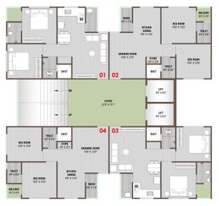 Project Image of 503.97 - 523.02 Sq.ft 2 BHK Apartment for buy in Satkar Green