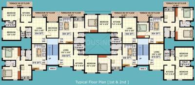 Project Image of 558.0 - 1395.0 Sq.ft 1 BHK Apartment for buy in KVC Laxman Complex