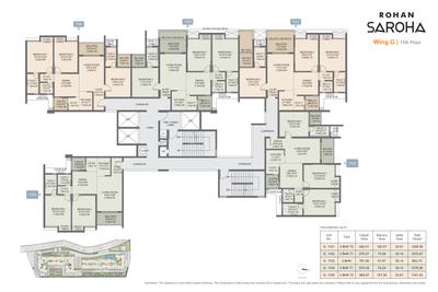 Project Image of 836.0 - 2023.0 Sq.ft 2 BHK Apartment for buy in Rohan Saroha