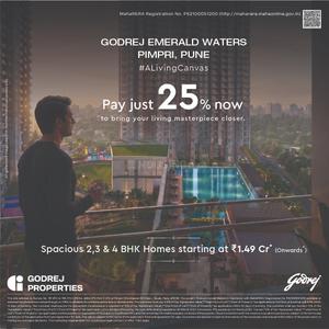 Project Image of 914.0 - 1786.0 Sq.ft 2 BHK Apartment for buy in Godrej Emerald Waters