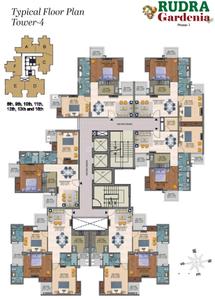 Project Image of 1043.0 - 1838.0 Sq.ft 2 BHK Apartment for buy in Rudra Gardenia Phase 1