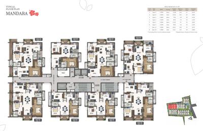 Project Image of 0.0 - 1159.92 Sq.ft 2 BHK Apartment for buy in Vasavi Nandanavanam Block B