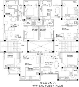 Project Image of 508.0 - 960.0 Sq.ft 1 BHK Apartment for buy in Ruby Deluxe