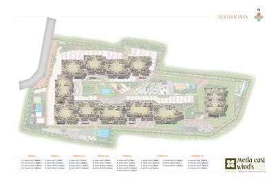 Project Image of 1380.0 - 2502.0 Sq.ft 2 BHK Apartment for buy in Meda East Winds