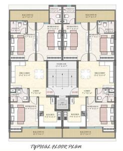 Project Image of 0.0 - 1314.0 Sq.ft 3 BHK Builder Floor for buy in Ridhi Urban Blossom Floors
