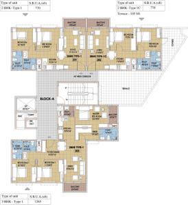 Project Image of 345.0 - 1416.0 Sq.ft 1 BHK Apartment for buy in Sipani Bliss II Tower A To Tower E