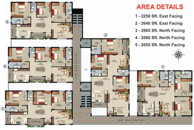 Project Image of 2055.0 - 2640.0 Sq.ft 3 BHK Apartment for buy in Relcon Marvel Apartment