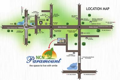 Project Image of 1010.0 - 1560.0 Sq.ft 2 BHK Apartment for buy in Divya Ncn Paramount