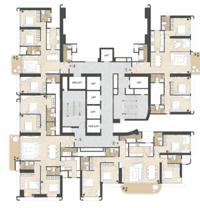 Project Image of 1169.39 - 1672.82 Sq.ft 3 BHK Apartment for buy in Mahindra BeaconHill