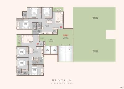 Project Image of 832.16 - 850.24 Sq.ft 3 BHK Apartment for buy in Unnati Shyam Harmony