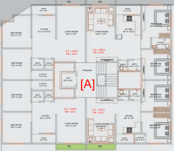 Project Image of 666 Sq.ft 1 BHK Apartment / Flat for sale in Amroli for Rs. 790000