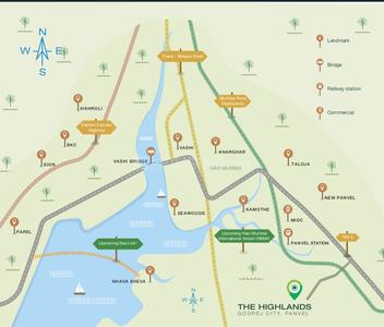 Project Image of 589.97 - 979.62 Sq.ft 2 BHK Apartment for buy in Godrej Tower 4 The Highlands Godrej City
