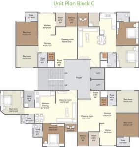 Project Image of 595.0 - 784.0 Sq.ft 2 BHK Apartment for buy in Pearl Heights