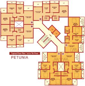 Project Image of 930.0 - 1095.0 Sq.ft 2 BHK Apartment for buy in Pranjee Garden City Phase 2