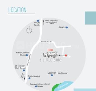 Project Image of 673.0 - 766.0 Sq.ft 2 BHK Apartment for buy in 3 Little Birds