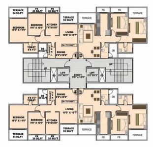 Project Image of 257.0 - 875.0 Sq.ft 1 RK Apartment for buy in Yash Heights