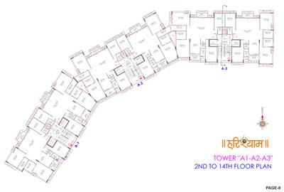Project Image of 1018.05 - 1724.49 Sq.ft 3 BHK Apartment for buy in Shyamal Harishyam