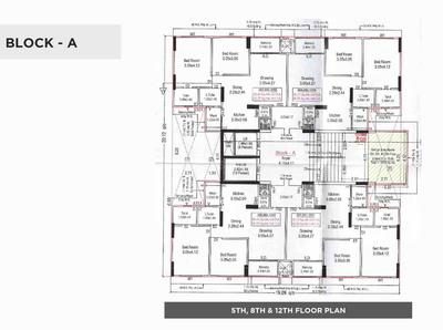 Project Image of 0.0 - 611.17 Sq.ft 2 BHK Apartment for buy in Bansidhar Jaldeep Trident