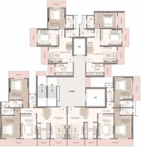Project Image of 407.95 - 882.0 Sq.ft 1 BHK Apartment for buy in Nicco Jiten CHS