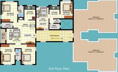 Project Image of 558.0 - 1395.0 Sq.ft 1 BHK Apartment for buy in KVC Laxman Complex