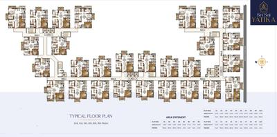 Project Image of 1635.0 - 2435.0 Sq.ft 3 BHK Apartment for buy in Sri Sai Yatika