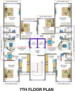 Project Image of 699.0 - 988.0 Sq.ft 2 BHK Apartment for buy in Saaga Parijat CHS