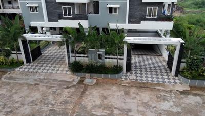 Concrete Harmony Entrance Gate Security Cabin 1