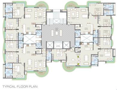 Project Image of 1248 Sq.ft 3 BHK Apartment / Flat for sale in Kudasan for Rs. 12000000