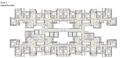 Project Image of 746.0 - 1166.0 Sq.ft 2 BHK Apartment for buy in Supreme Rivana Ph I