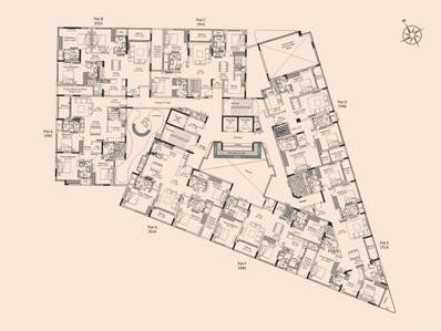 Project Image of 1886.0 - 2608.0 Sq.ft 3 BHK Apartment for buy in Appaswamy Parkhouse Mews
