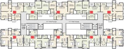 Project Image of 221.0 - 581.0 Sq.ft 1 BHK Apartment for buy in Namrata Weekender Birds View