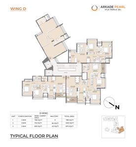 Project Image of 725.0 - 1115.0 Sq.ft 2 BHK Apartment for buy in Arkade Pearl 1
