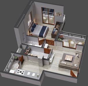 Project Image of 378.46 - 600.52 Sq.ft 1 BHK Apartment for buy in Sanskruti Homes