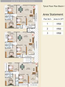 Project Image of 0.0 - 1950.0 Sq.ft 3 BHK Apartment for buy in Meghana Mansion Block I And II