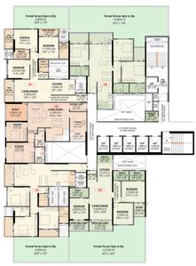 Project Image of 769.0 - 2014.0 Sq.ft 2 BHK Apartment for buy in Vikram Midori Towers