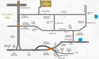 Project Image of 705.0 - 1600.0 Sq.ft 1 BHK Apartment for buy in Samhita Serene MTB Phase II