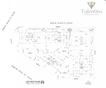 Project Image of 1278.0 - 2018.56 Sq.ft 3 BHK Apartment for buy in Meru Valentina