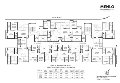 Project Image of 323.99 - 520.0 Sq.ft 1 BHK Apartment for buy in Menlo Homes Hinjewadi Phase I