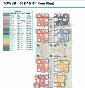 Project Image of 1987.99 - 4059.93 Sq.ft 3 BHK Apartment for buy in Prestige Clairemont