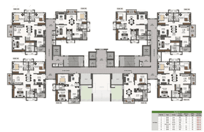 Project Image of 1243.0 - 2257.0 Sq.ft 2 BHK Apartment for buy in Aparna Zenon