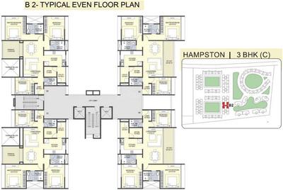 Sanklecha The Metrozone Hampston B2 Images for Cluster Plan of Sanklecha The Metrozone Hampston B2 1