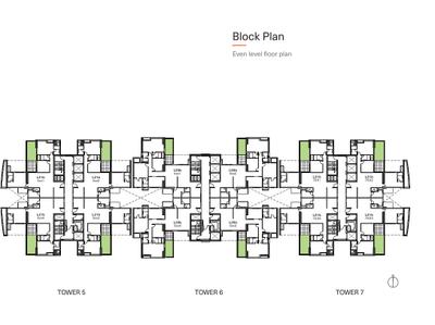 Project Image of 0.0 - 1723.19 Sq.ft 3 BHK Apartment for buy in Total Environment In That Quiet Earth Phase 2B