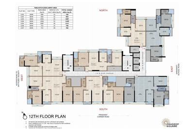Project Image of 639.0 - 1087.0 Sq.ft 2 BHK Apartment for buy in Squarefeet Pradeep Square