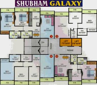 Arham Shubham Galaxy Images for Cluster Plan of Arham Shubham Galaxy 1