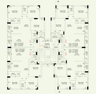 Project Image of 785.01 - 967.68 Sq.ft 3 BHK Apartment for buy in Viral Vatika