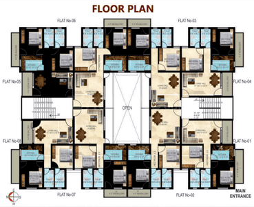 Project Image of 670.03 - 895.0 Sq.ft 2 BHK Apartment for buy in Chandra Anandam