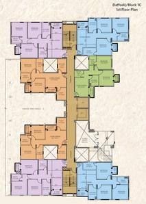 Project Image of 800.0 - 1288.0 Sq.ft 2 BHK Apartment for buy in Siddha Waterfront Phase II
