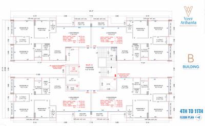 Project Image of 700.19 - 1387.47 Sq.ft 2 BHK Apartment for buy in Veer Arihanta