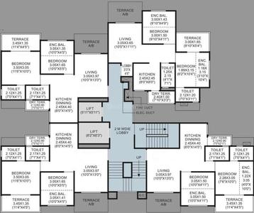 Project Image of 440.78 - 490.83 Sq.ft 2 BHK Apartment for buy in Shree Dharamaraj Raajlaxmi Greens D Wing
